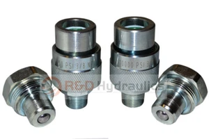 Acoplador rápido hidráulico de 2 pares de 10.000 psi (para Enerpac Style C-604) - Imagen 1 de 3
