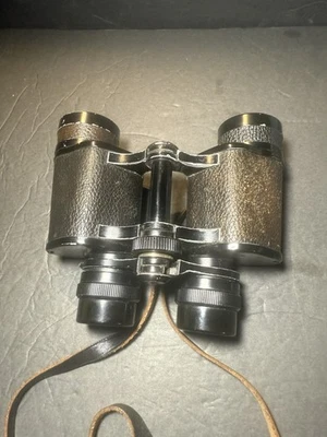 Vintage Hertel & Reuss Kassel Germany 7x35 Binoculars Coated Optics Featherweigh - Image 1 of 4