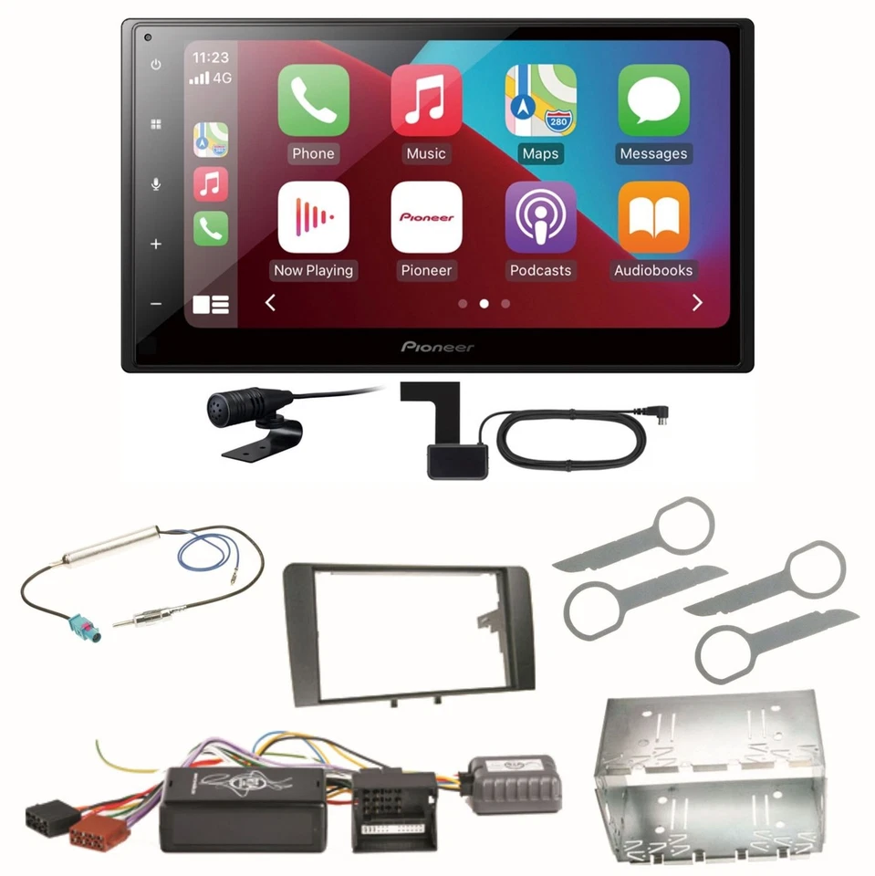 Pioneer SPH-DA160DAB Android Auto CarPlay Einbauset für Audi A3 8P 8PA - Bild 1 von 1
