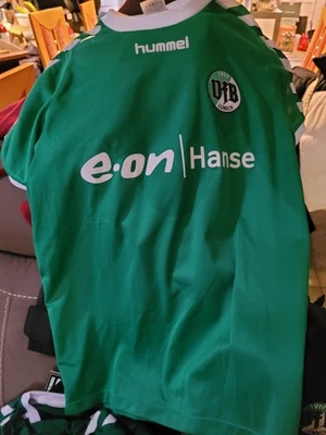 VfB Lübeck Trikot Hummel grün 2003/2004 2. Liga XL - Bild 1 von 4