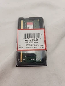 Kingston 16GB DDR4 SDRAM Memory Module (KCP432SS8/16) - Bild 1 von 2