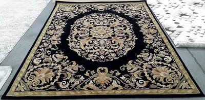 BLACK 7'-6" x 9'-6" Back Stain Rug, Reduced Price 1172791276 HG640B-8 - Image 1 of 4