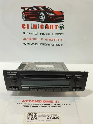 AUTORADIO PER BMW Serie 1 Serie (E87) 6971703 N46D20D (04>07) - Immagine 1 di 4