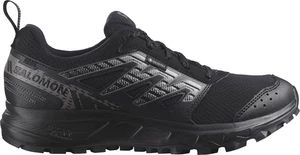 Salomon Wander GORE-TEX Womens Trail Running Shoes Black Waterproof GTX Offroad - Picture 1 of 7