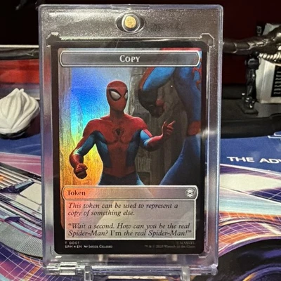 Copy / Human Citizen Double-Sided Token (Foil) - Marvel's Spider-Man - MTG NM/M - Image 1 of 2