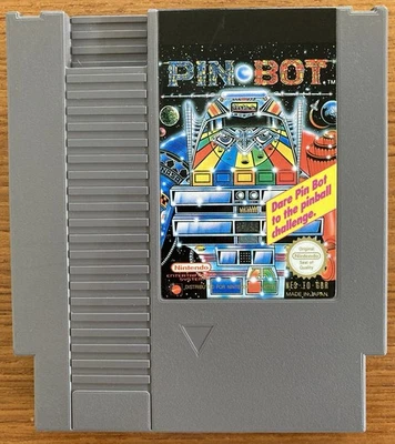 NES ~ PIN BOT ~ Pinbot Nintendo Game 3 Screw NES-IO-GBR Game Cart Only Pal - Image 1 of 4