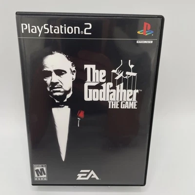 The Godfather PS2 PlayStation 2 Complete CIB + Map Black Label - Image 1 of 4