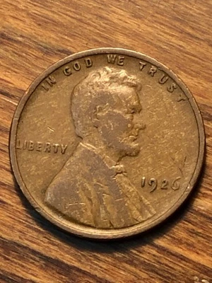 1926 Lincoln Wheat Cent Woody Improper Alloy Mix Error Unique Eye Appeal Coin - Image 1 of 4