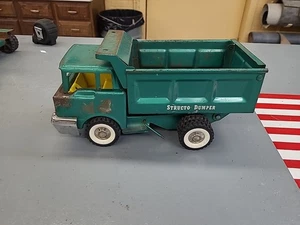 Dumper Structo vintage in acciaio pressato, verde - Foto 1 di 18