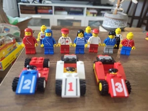 LEGO 6395 Victory Lap Raceway Minifiguren (10) und Autos (3) Lot - nicht vollständig - Bild 1 von 7