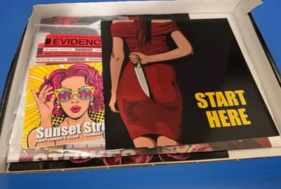 Murder Mystery in a Box – The Mystery Experiences Company – Sunset Strip Case - Image 1 of 2