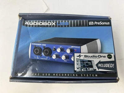 Brand New PreSonus AudioBox USB 2x2 USB/MIDI Audio Interface Recording System - Image 1 of 4