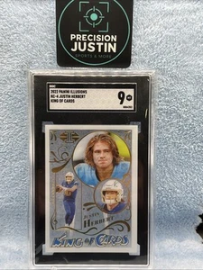 2022 Panini Illusions #KC-4 Justin Herbert King of Cards - Picture 1 of 4