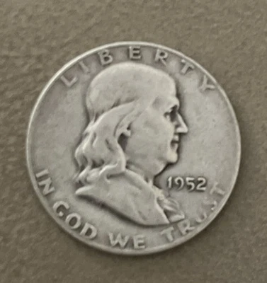 1952 S Franklin half Dollar  - Image 1 of 2