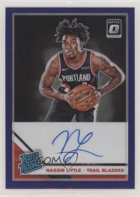 2019-20 Donruss Optic Rated Purple Prizm Signatures Nassir Little Rookie Auto RC - Image 1 of 2