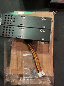 Micro Sata Cables - PCIe Slot Dual M2 NVMe Gen 4 Compact Oculink IO Full Bracket - Afbeelding 1 van 5