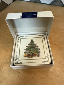 Set 6 Sottobicchieri Albero di Natale Pimpernel Sughero Back Inghilterra Usato in Ottime Condizioni - Foto 1 di 4