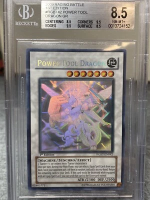 BGS 8.5 Power Tool Dragon Ghost Rare 1st Edition RGBT-EN042 NM/MT+ 2009 Yugioh - Image 1 of 2