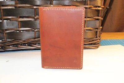 HANDMADE PASSORT LEATHER WALLET - Image 1 of 4