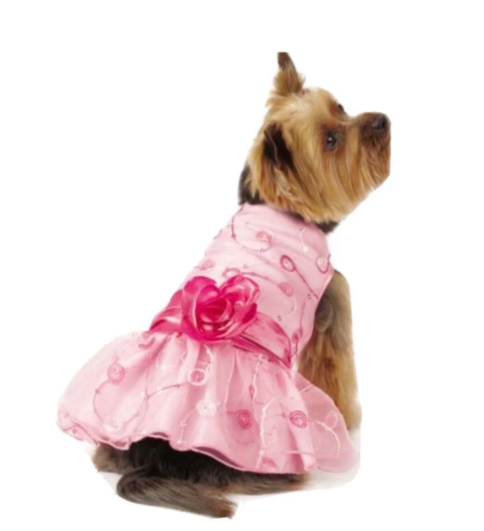 Vestido roseta rosa ESC Elegance Foto 1 de 1