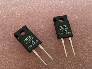 Qty 2 Caddock MP930-750-1% Kool-Pak 750 Ohm 1% 30W Power Film Resistors TO-220 - Picture 1 of 4