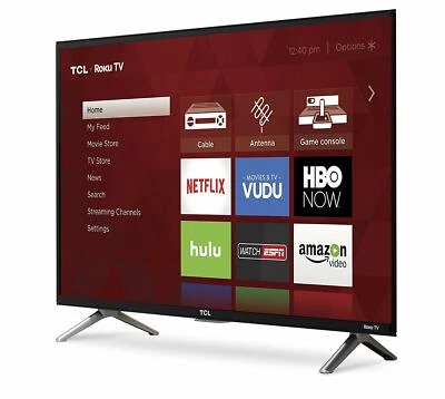 TCL 32-Inch 720p Roku Smart LED TV Flat Screen Television - Image 1 of 4