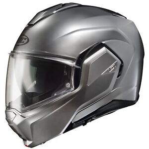 HJC i100 Modular Street Helmet - Hyper Silver - 2XL CLOSEOUT 0811-0177-08