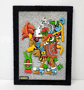 Aztec God of Wind Mythological God Ehecatl Volcanic Stone 3D Wall Art Mexico - Picture 1 of 13