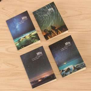 Lindos mini cuadernos 4pk Night Sky Galaxy pequeños blocs de notas almohadillas de notas de bolsillo - Imagen 1 de 2