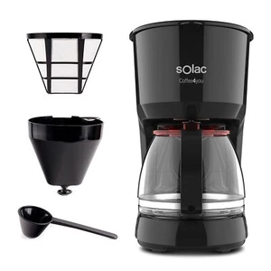 Solac Coffe4You - Cafetière filtre 750W 125l jusqu'à 12 tasses verseuse en ve... - Imagen 1 de 7