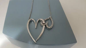 Collana My Mara Doppio Cuore P1137BZC Zirconi Argento 925 - Imagen 1 de 1