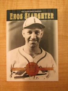 2001 Upper Deck Baseball Hall of Famer Collection Enos Slaughter #10 St. Louis - Picture 1 of 2