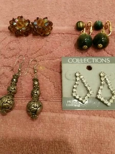 Vintage Four Ear Rings various types - Picture 1 of 12