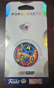 PopSockets Phone grip Funko Pop Marvel Captain America - Picture 1 of 2