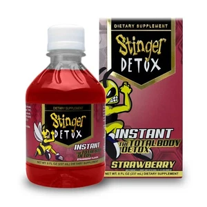 Stinger Detox Instant Detox Regular Strength Drink - Strawberry Flavor - 8 FL OZ - Picture 1 of 4