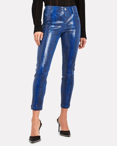 rta leather Prince python embossed pants 25 | eBay
