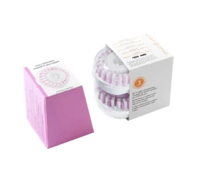 B🍑  Authentic Two 2 New Clarisonic Radiance Cleansing Brush Head Replacement  - image 1 of 4