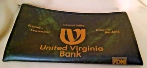 BOLSA DE DINERO DEL BANCO UNITED VIRGINIA NATIONAL VALLEY STAUNTON VA DEPÓSITO NOCTURNO UVB. - Imagen 1 de 10