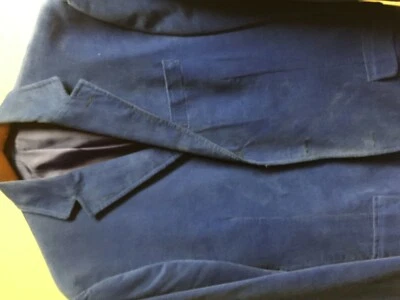 $700 RALPH LAUREN VERANO Azul Pana Blazer Abrigo Deportivo Grande Foto 1 de 2