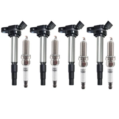 4X Ignition Coils + 4X iridium Spark Plugs For 12-15 Toyota Prius Plug-In V 1.8L - Image 1 of 4