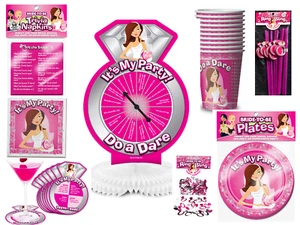 Junggesellinnenabschied Zubehör Deko Braut Hochzeit Dusche Geschirr Deko - Bild 1 von 12