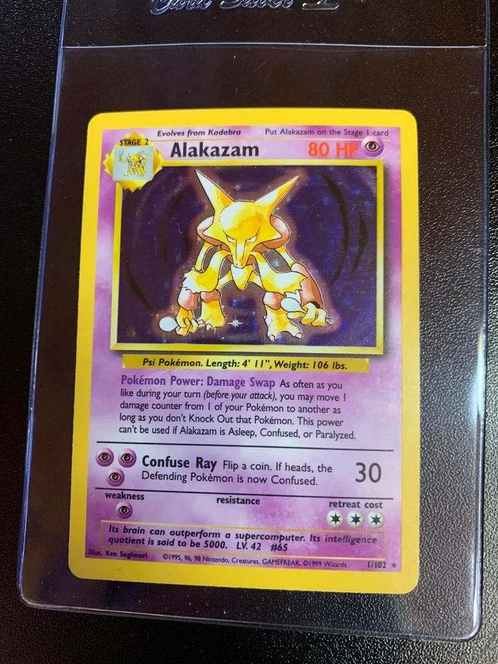Alakazam 001/102 Base Set Holo