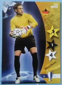 2007 Champions league base cards Werder Bremen x2- Tim Wiese and Pierre Wome - Picture 1 of 2