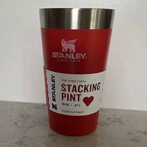 Stanley 16oz Stainless Stacking Pint Valentines Day Target Exclusive Red NEW NWT - Picture 1 of 7