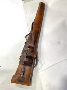 Estuche de cuero para pistola vaina para rifle con correa ajustable, 39 pulgadas calibre .22 - Imagen 1 de 3