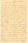 1868 SARZANA (SP) Lettera di frate Benedetto in morte della zia per malattia