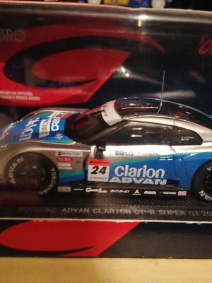 Ebbro 1/43 Nissan Woodone Advan Clarion GT-R #24 Super GT 2008 44046 - Immagine 1 di 3