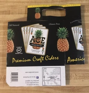 Ace Pineapple Hard Cider Beer Carton  California Cider Company - Picture 1 of 5