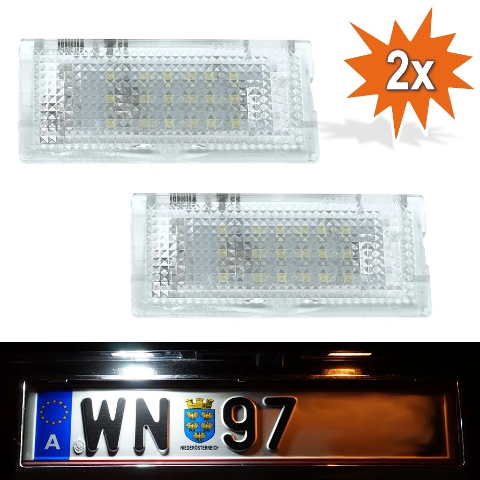 Luci targa LED luce BMW Serie 3 E46 berlina Touring Compact A04E46-4D - Immagine 1 di 1