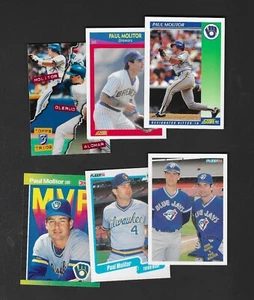 PAUL MOLITOR 6 Karten Lot - Brewers and Blue Jays HOF - NM-MT - Bild 1 von 3
